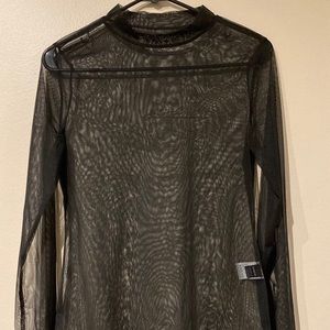 Sheer See-Through Long Sleeve